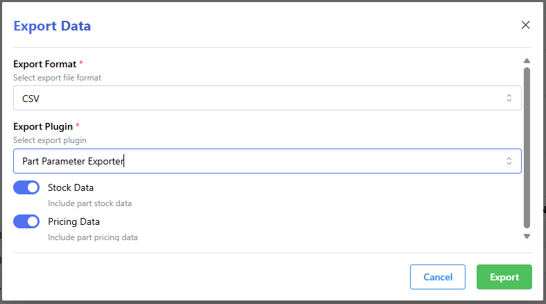 Part_Parameter_Export_Options