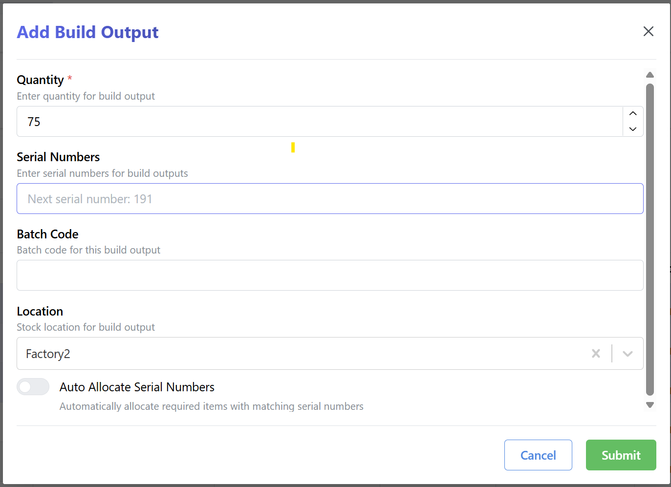 Create_build_output