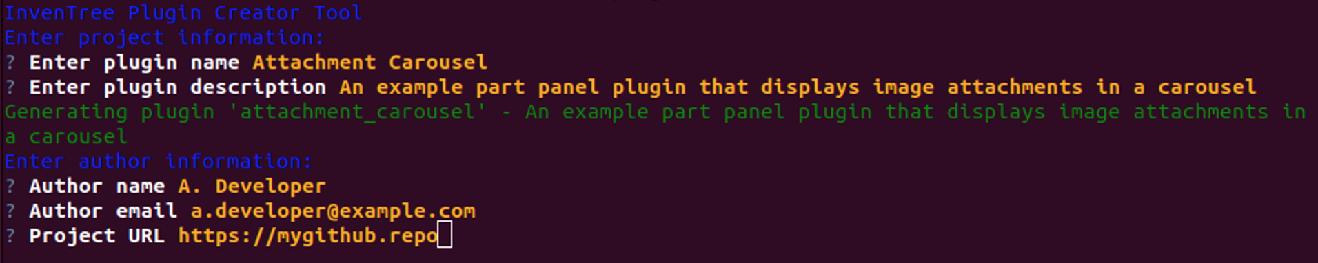 Plugin Wizard Screenshot Plugin Wizard Screenshot